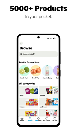 Gopuff—Alcohol & Food Delivery screenshot