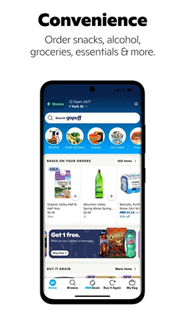 Gopuff—Alcohol & Food Delivery screenshot