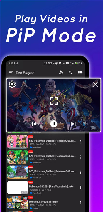 Zea Player screenshot