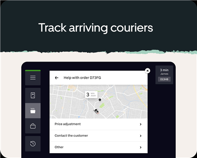 Uber Eats for restaurants screenshot