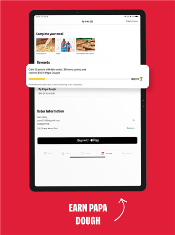 Papa Johns Pizza & Delivery screenshot