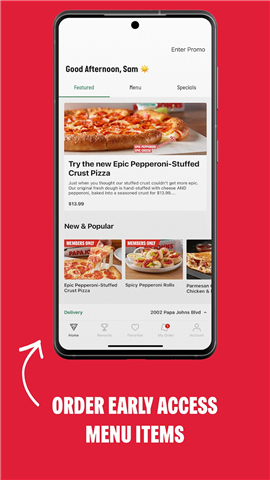 Papa Johns Pizza & Delivery screenshot