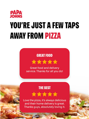 Papa Johns Pizza & Delivery screenshot