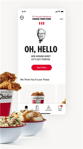 KFC US - Ordering App screenshot