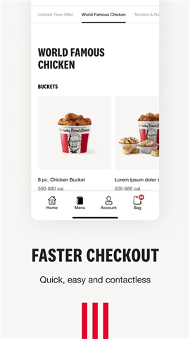 KFC US - Ordering App screenshot