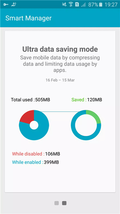 Ultra data saving screenshot