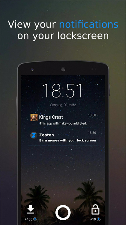 Zeaton - Lock Screen Cash screenshot