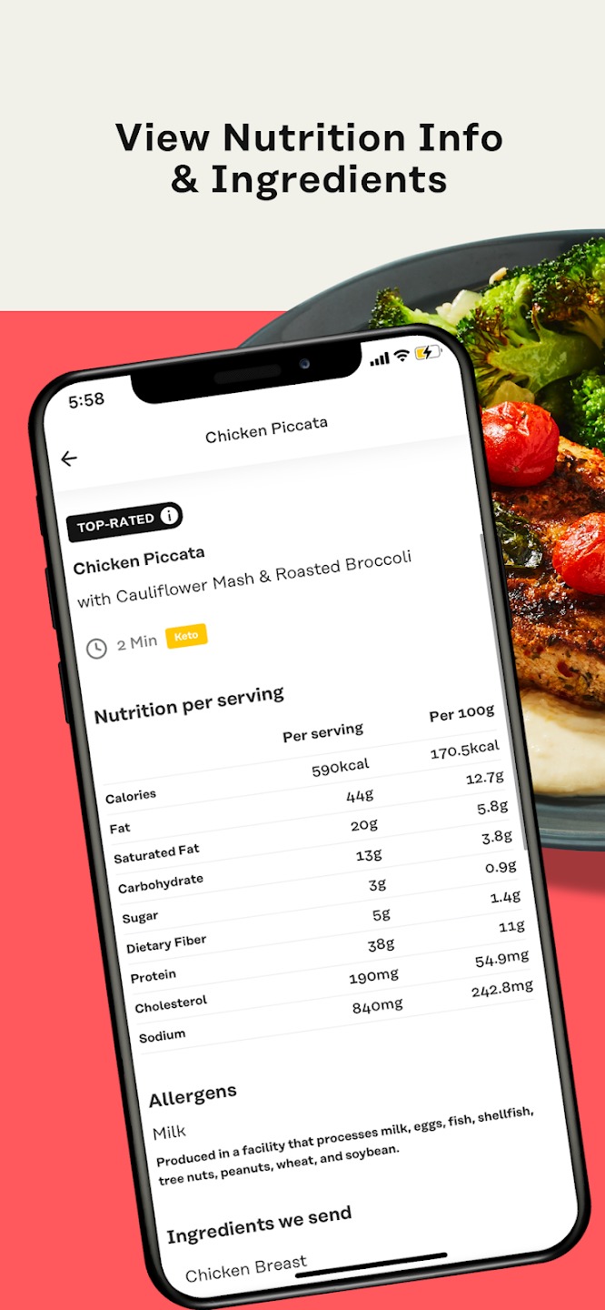 Factor_ Prepared Meal Delivery screenshot