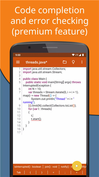 Jvdroid screenshot