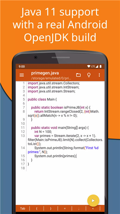 Jvdroid screenshot