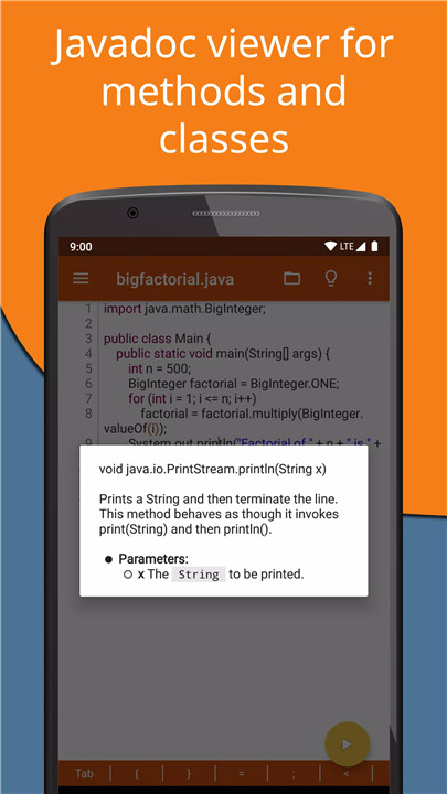 Jvdroid screenshot