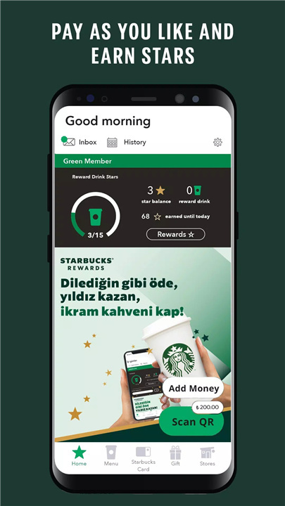 Starbucks Turkey screenshot