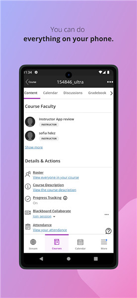 Blackboard Learn screenshot