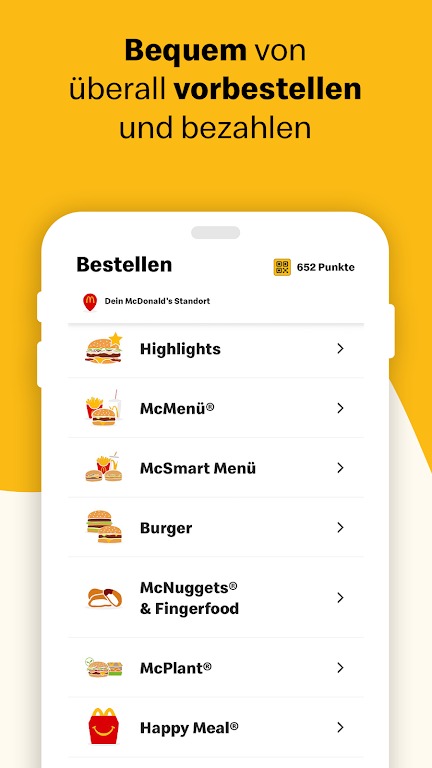 McDonalds Deutschland screenshot