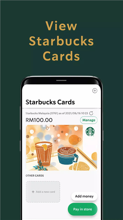 Starbucks Malaysia screenshot