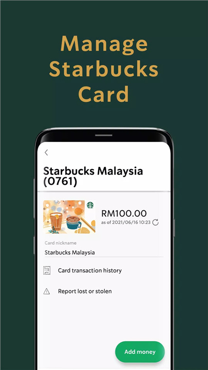 Starbucks Malaysia screenshot