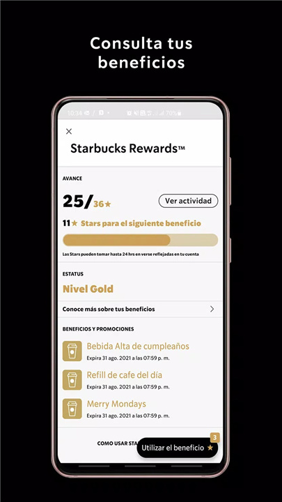 Starbucks Chile screenshot