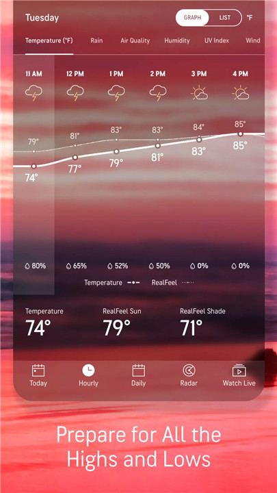 AccuWeather screenshot