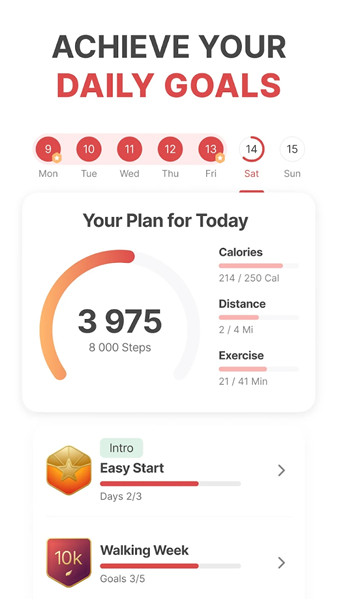 WalkFit screenshot