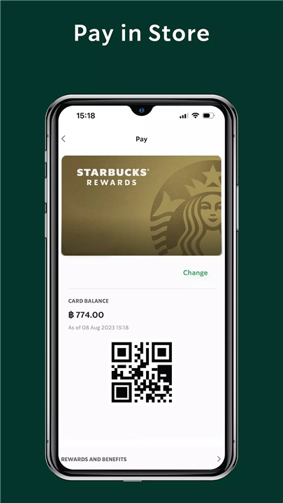 Starbucks Thailand screenshot