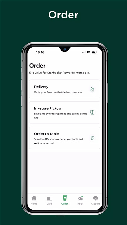 Starbucks Thailand screenshot