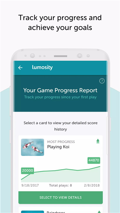 Lumosity screenshot