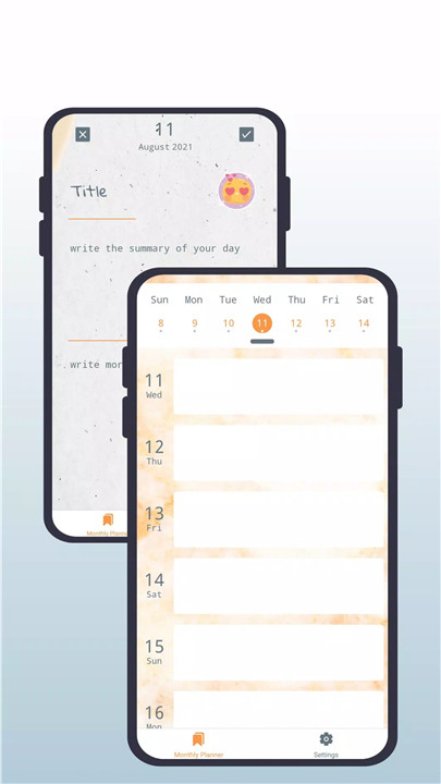 Planner screenshot