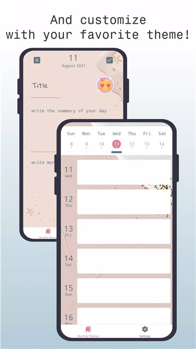 Planner screenshot