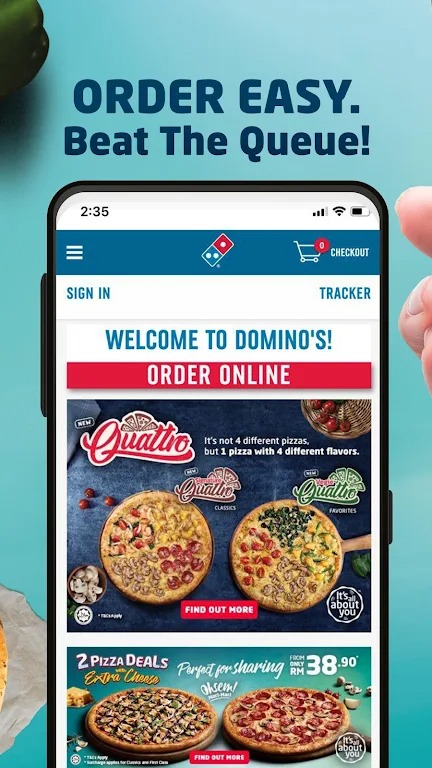 Domino Pizza Malaysia screenshot