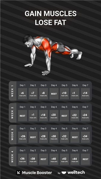 Workout Planner Muscle Booster screenshot