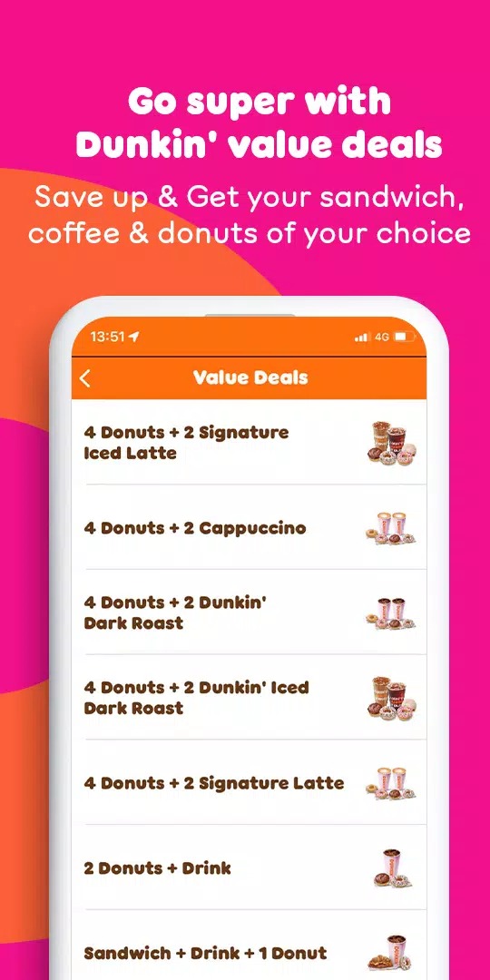 Dunkin Egypt screenshot