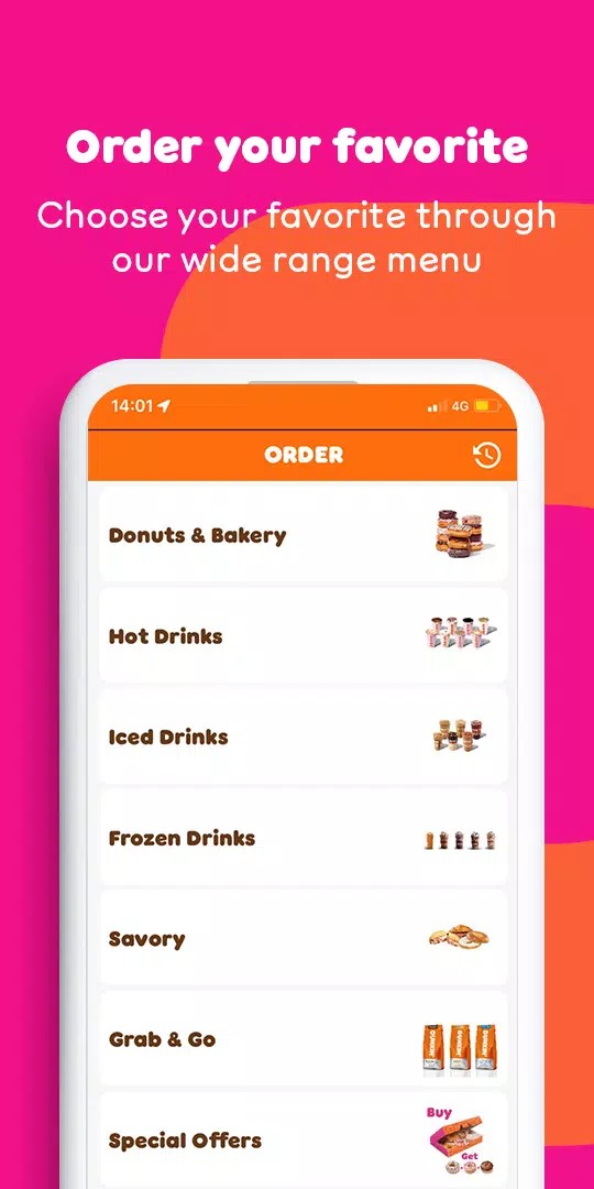 Dunkin Egypt screenshot