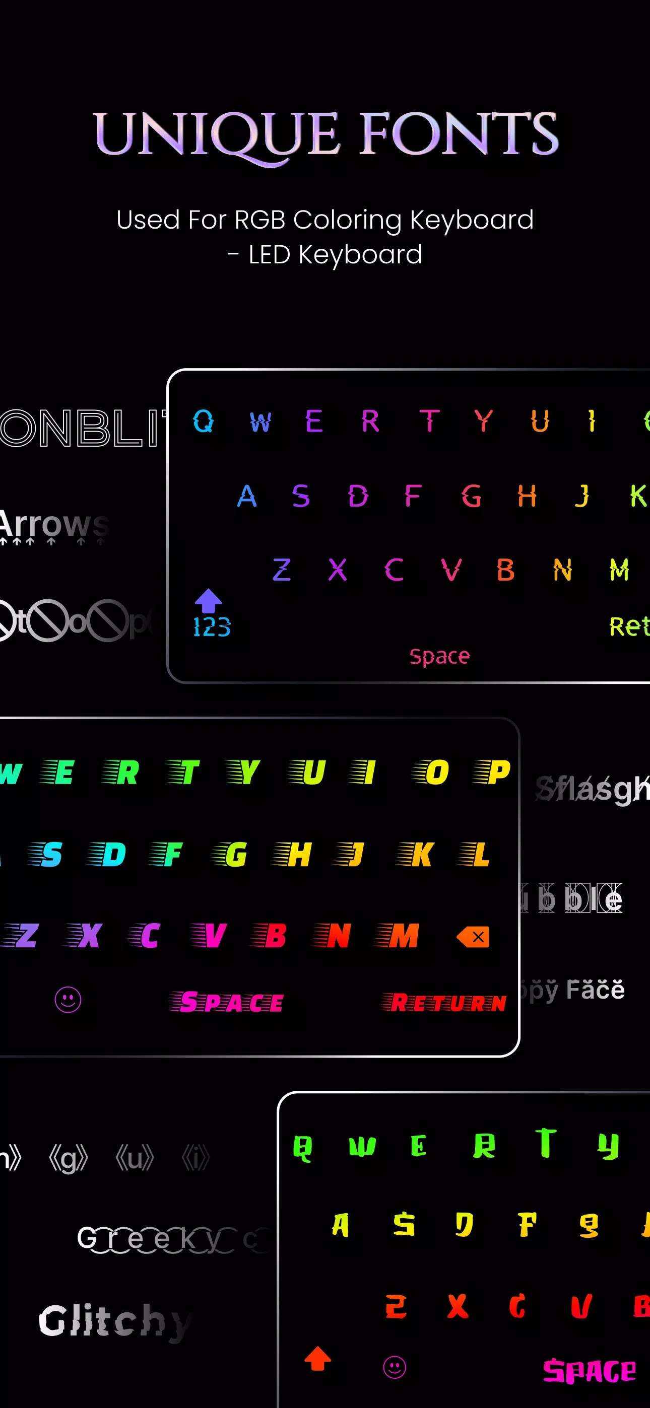 LED keyboard screenshot