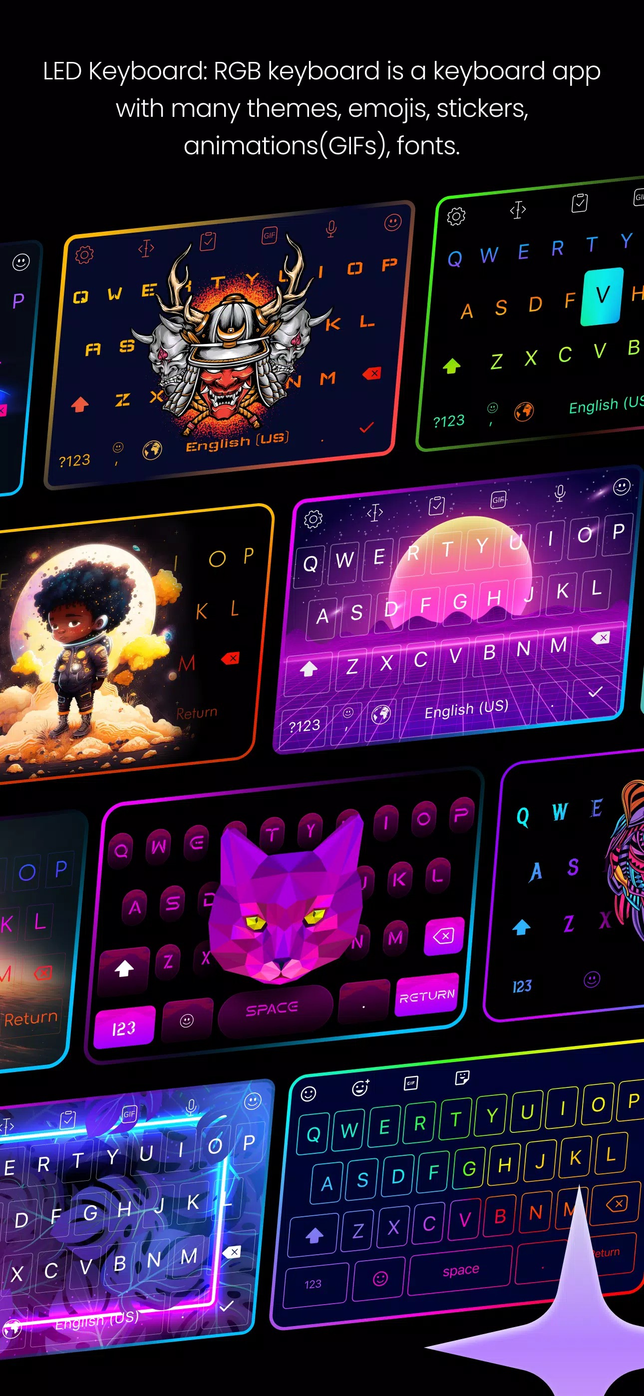 LED keyboard screenshot