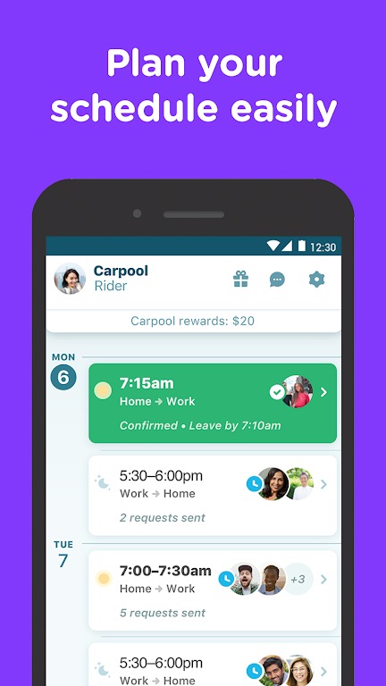 Waze Carpool screenshot