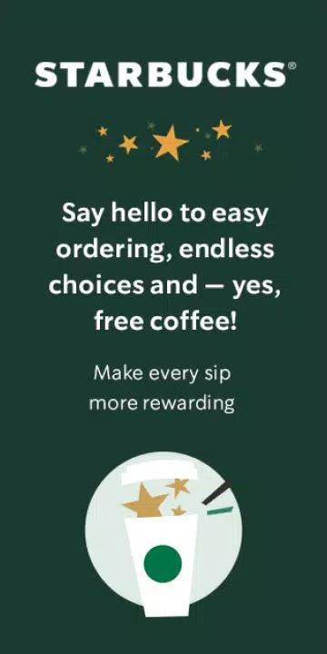 Starbucks UK screenshot