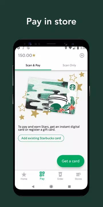 Starbucks UK screenshot