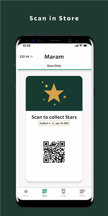 Starbucks UAE screenshot