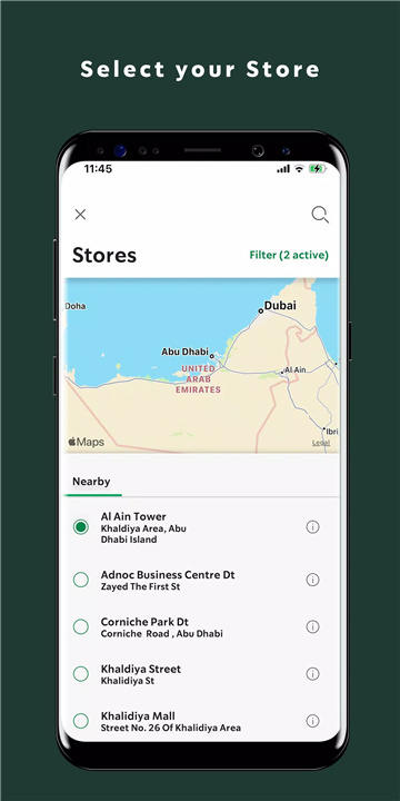 Starbucks UAE screenshot