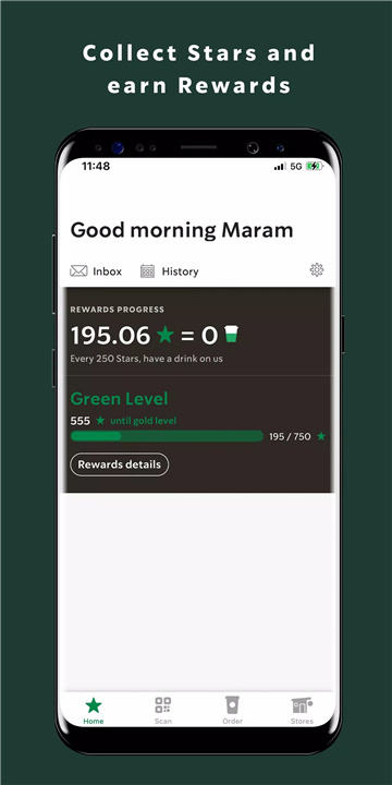 Starbucks UAE screenshot