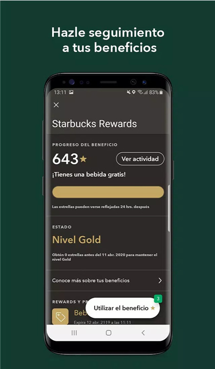 Starbucks Peru screenshot