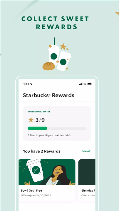 Starbucks Australia screenshot