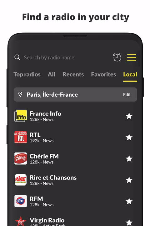 French Radio screenshot