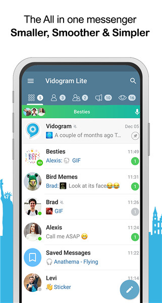 Vidogram Lite screenshot