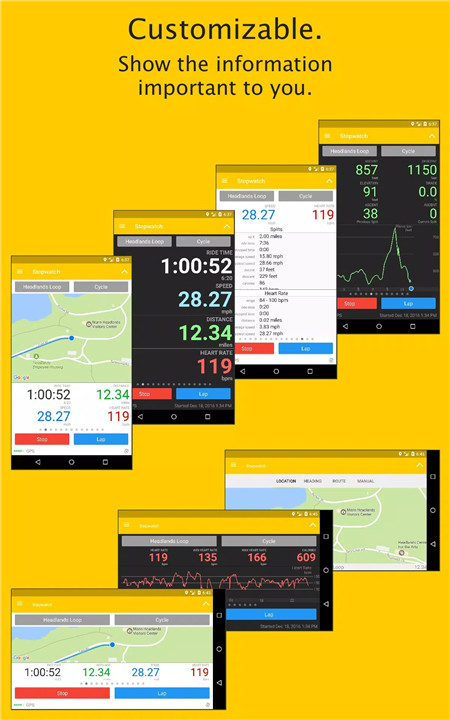 Cyclemeter screenshot