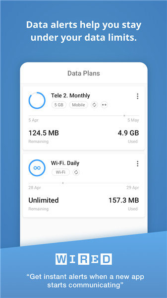 GlassWire Data Usage Monitor screenshot