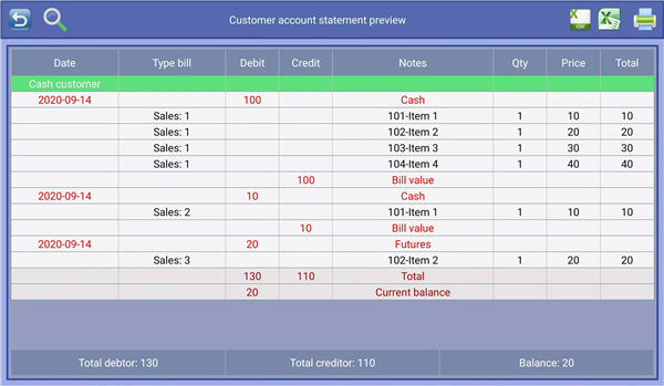 Business Accounting screenshot