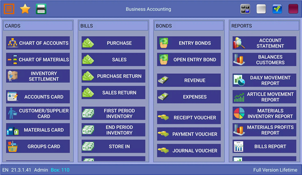 Business Accounting screenshot