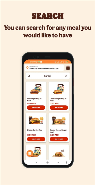 Burger King UAE screenshot