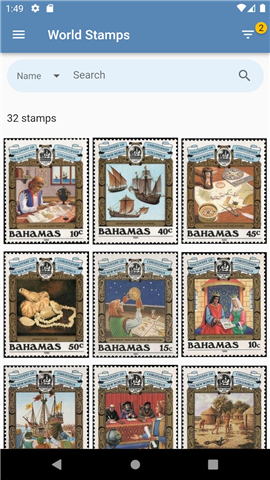 World Stamps screenshot